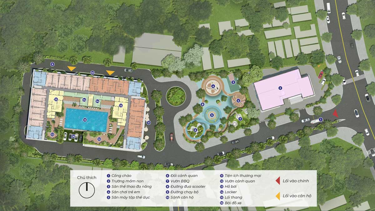 Overall Plan of New Lavida Social Housing Apartment Project in Binh Duong Overall Plan of New Lavida Social Housing Apartment Project in Binh Duong