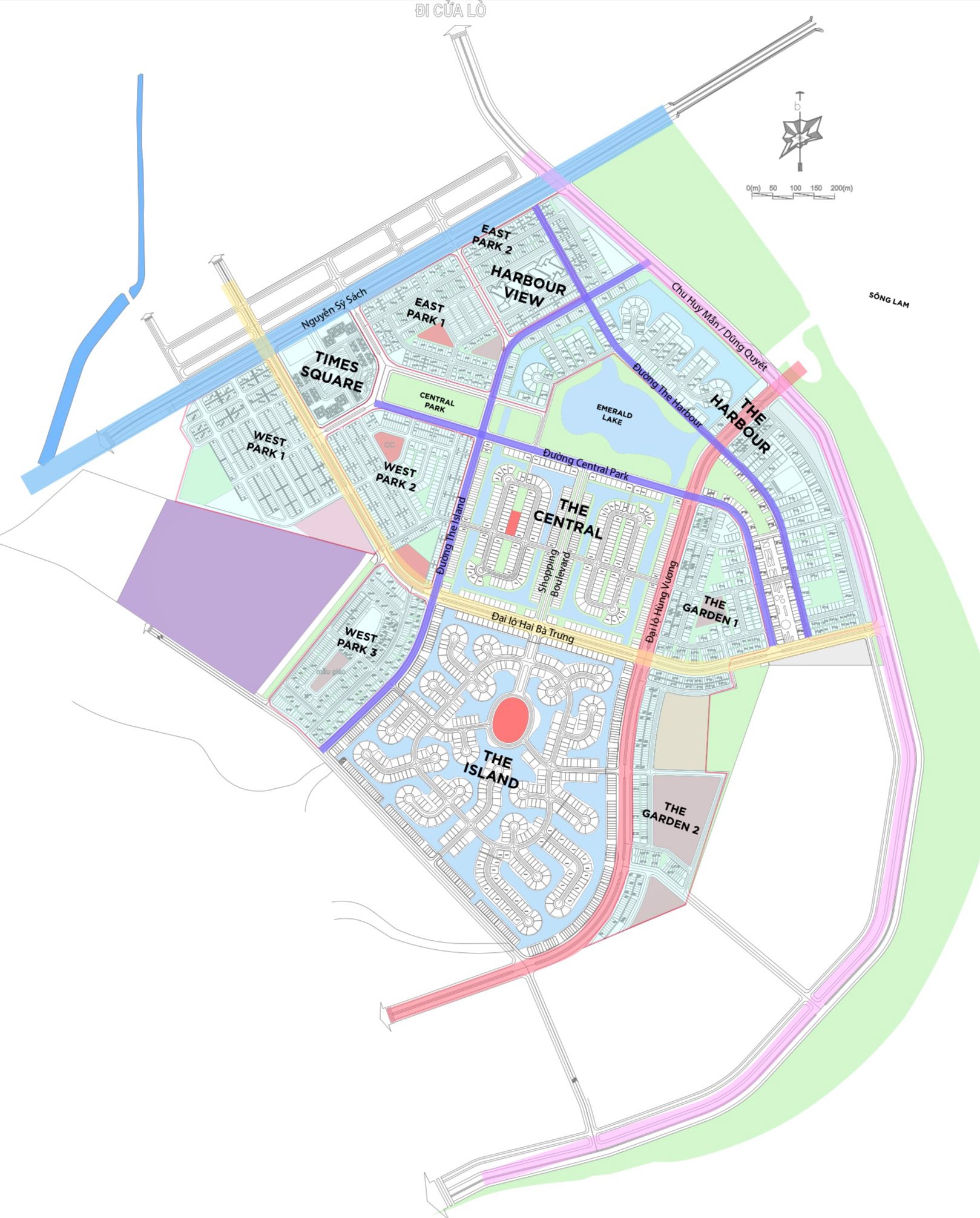 Overall plan of Eco Central Park project Overall plan of Eco Central Park project