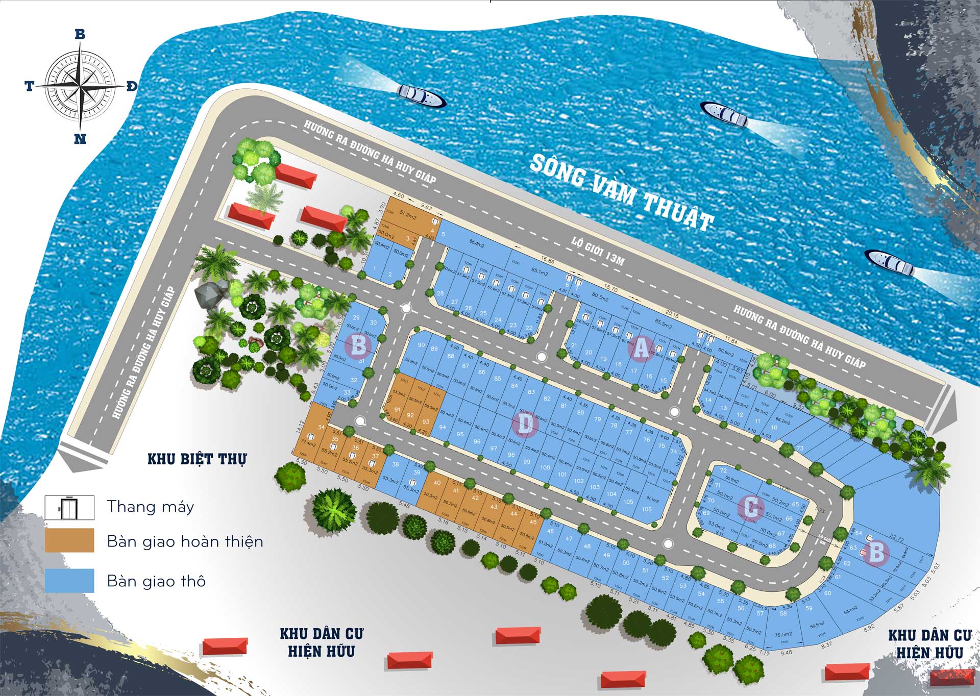 Floor plan of The Sol Residence Townhouse Project, District 12