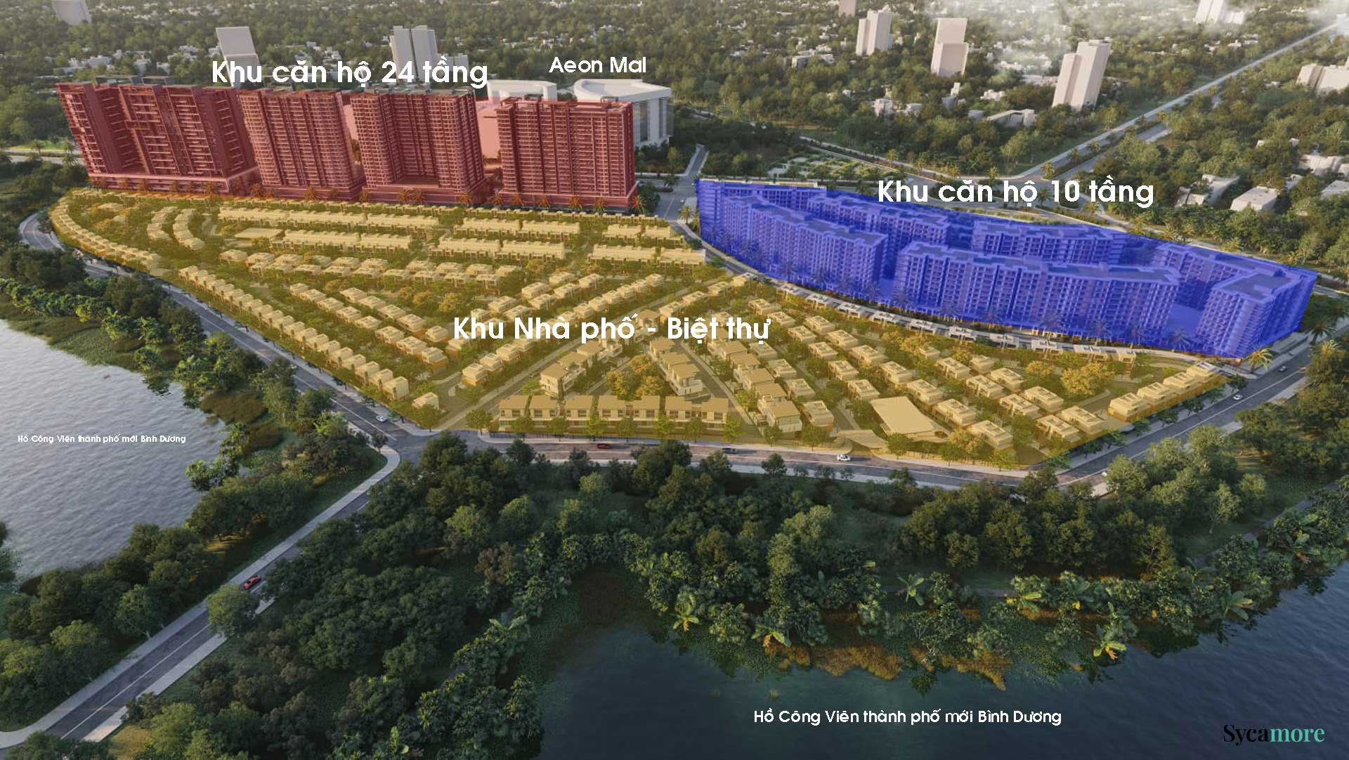 Overall Plan of Sycamore Project, Binh Duong New City Overall Plan of Sycamore Project, Binh Duong New City