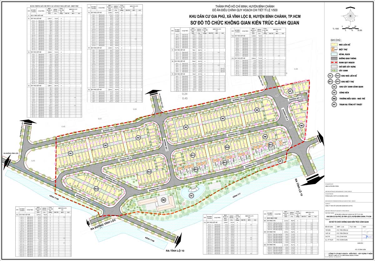 Gia Phu Binh Chanh Residential Area Project Layout The Meadow Binh Chanh Project Layout