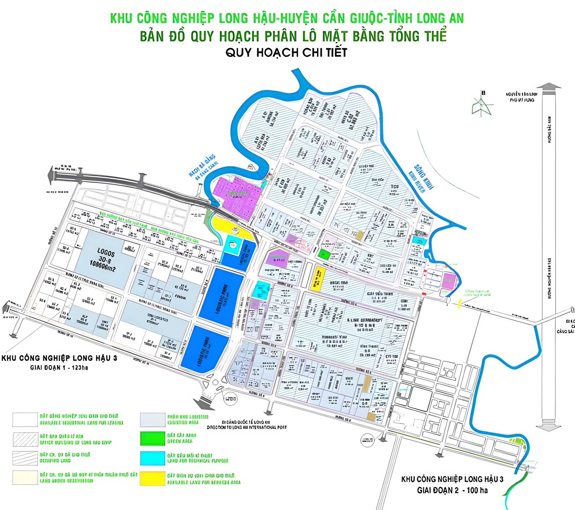 Overall Plan of Long Hau Industrial Park, Long An
