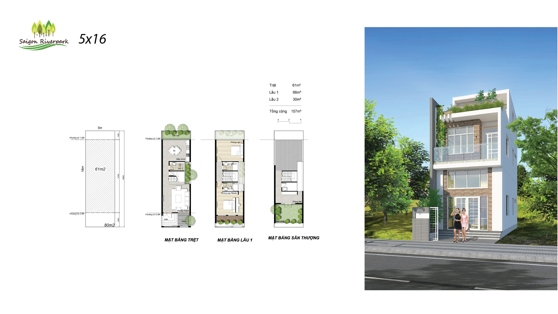 Saigon Riverpark Long An Townhouse Design