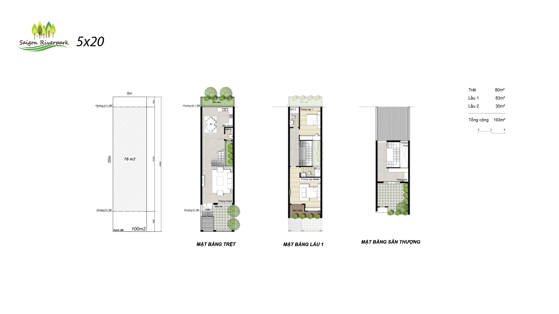Saigon Riverpark Long An Townhouse Link Design