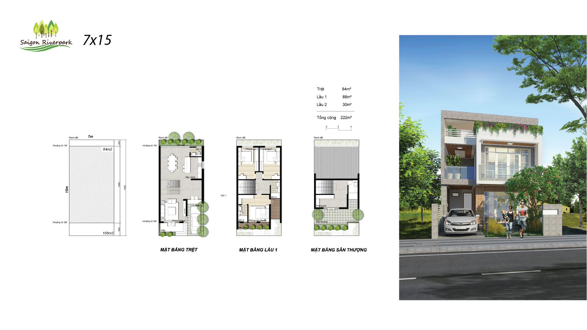 Saigon Riverpark Long An Townhouse Design