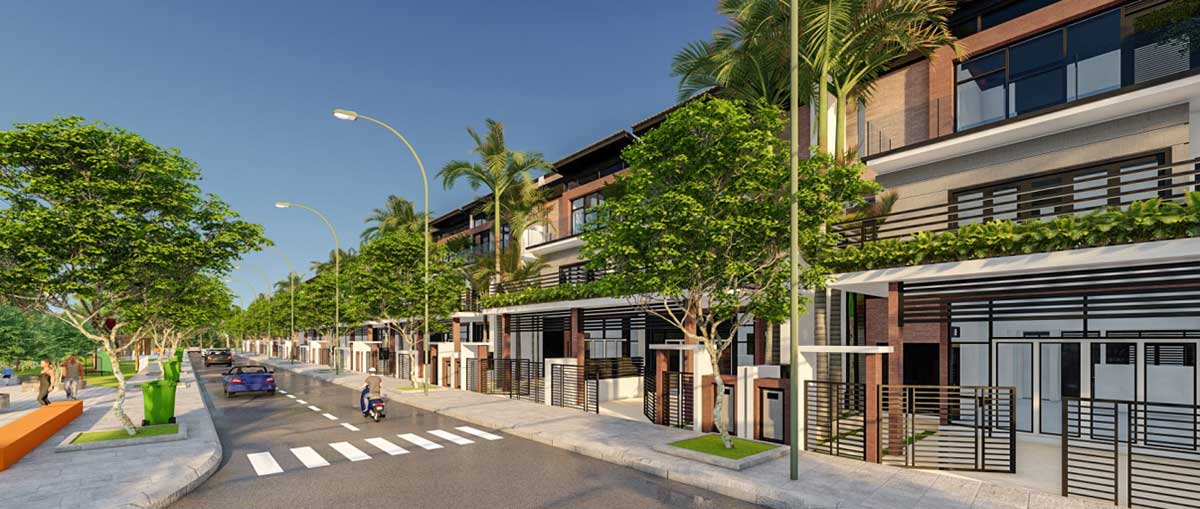 Shophouse Green Sailing Town Long An Project