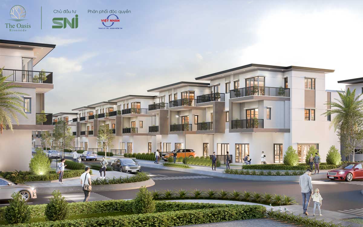 Townhouse The Oasis Riverside Binh Duong Project Townhouse The Oasis Riverside Binh Duong Project