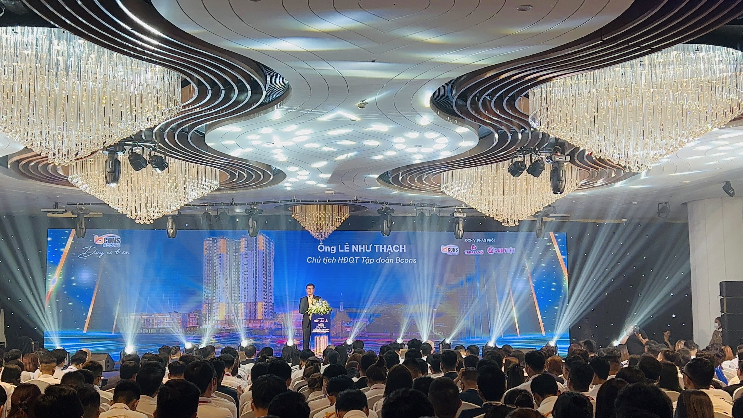 Mr. Le Nhu Thach - Chairman of Bcons Group at the Launching Ceremony of Bcons Polaris Le Trong Tan Apartment Project, Di An, Binh Duong Mr. Le Nhu Thach - Chairman of Bcons Group at the Launching Ceremony of Bcons Polaris Le Trong Tan Apartment Project, Di An, Binh Duong
