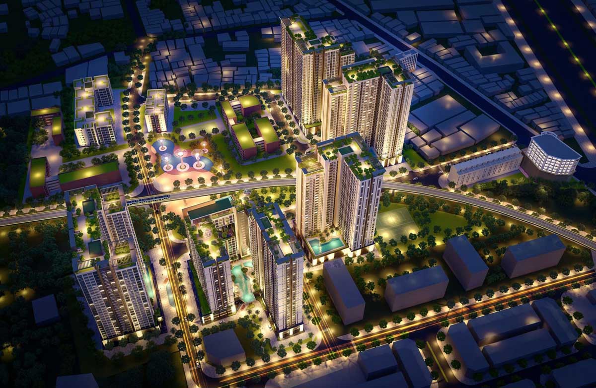 Perspective of Opal Luxury Apartment Project Di An Binh Duong Perspective of Opal Luxury Apartment Project Di An Binh Duong