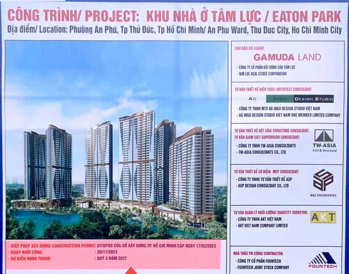 Legal Project Eaton Park Mai Chi Tho District 2 Legal Project Eaton Park Mai Chi Tho District 2