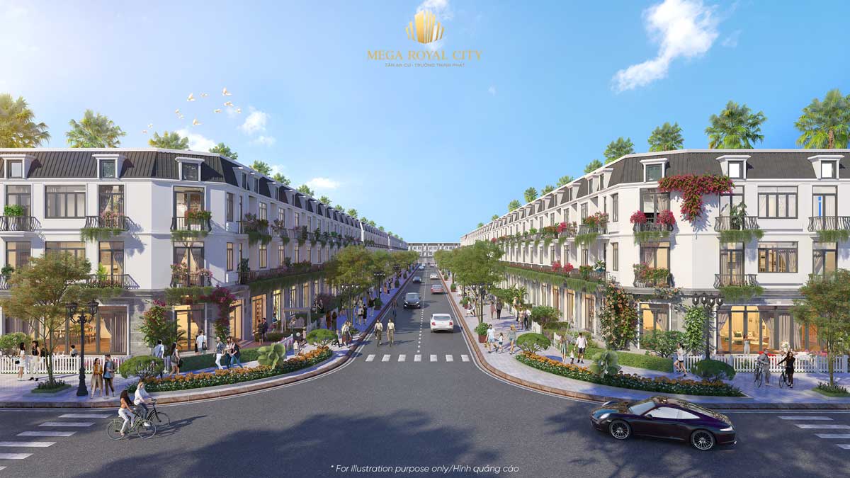 Mega Royal City Dong Xoai Commercial Street - Mega Royal City Binh Phuoc