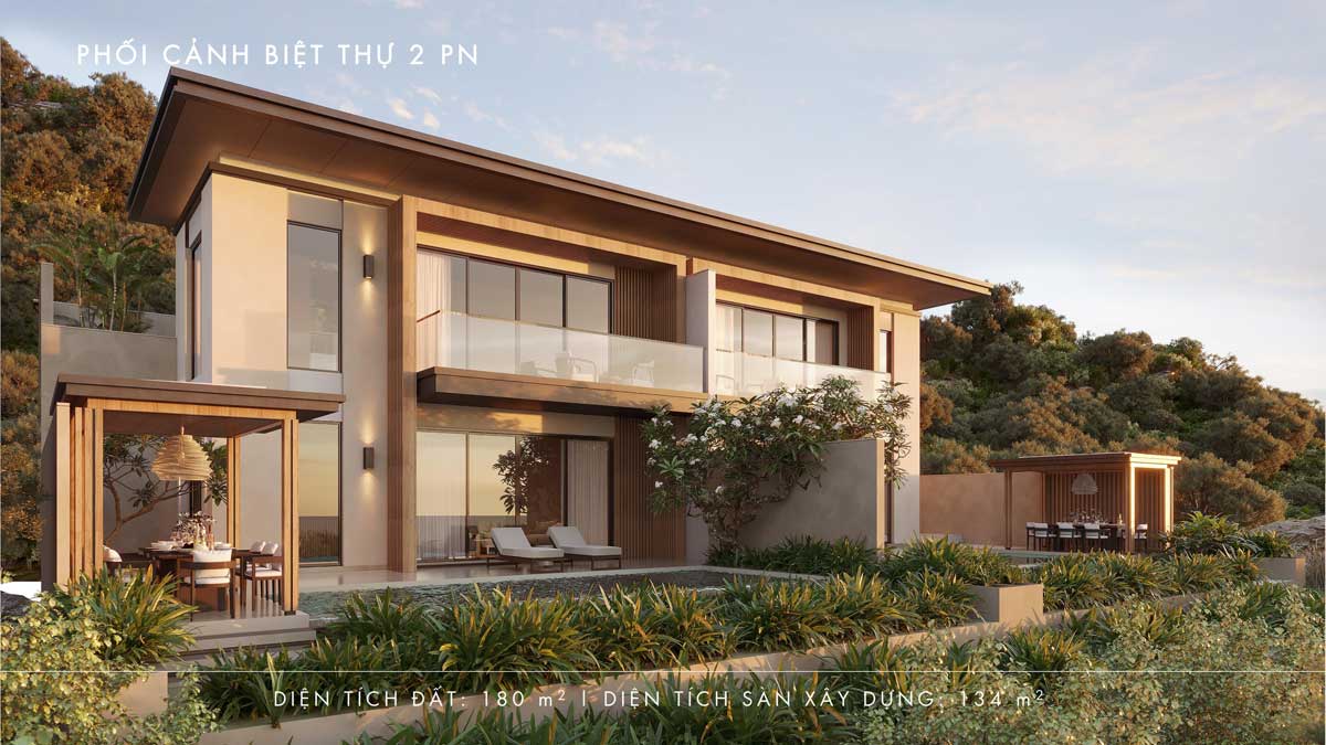 2-bedroom villa Vinh Hoi Bay resort hotel project