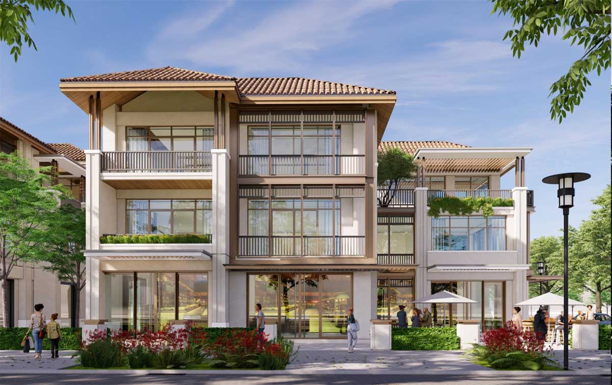 Perspective of Villa Project Sun Cosmo Residence Da Nang Perspective of Villa Project Sun Cosmo Residence Da Nang