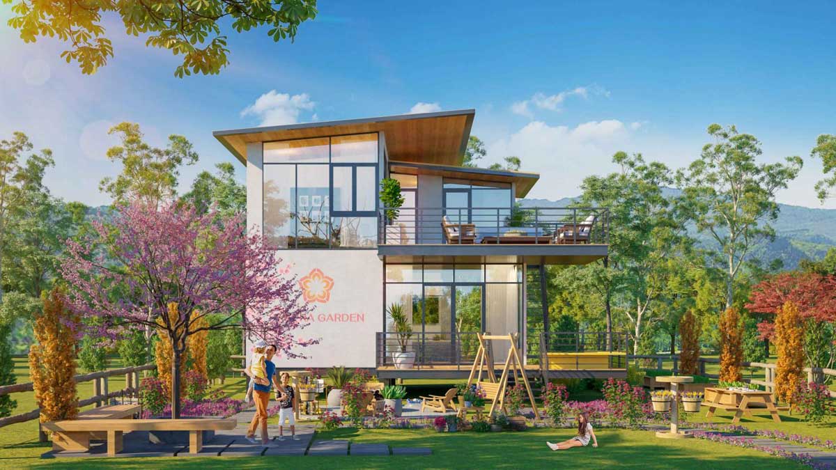 Sakura Garden Bao Loc Villa Landscape 2021 - Sakura Garden Bao Loc