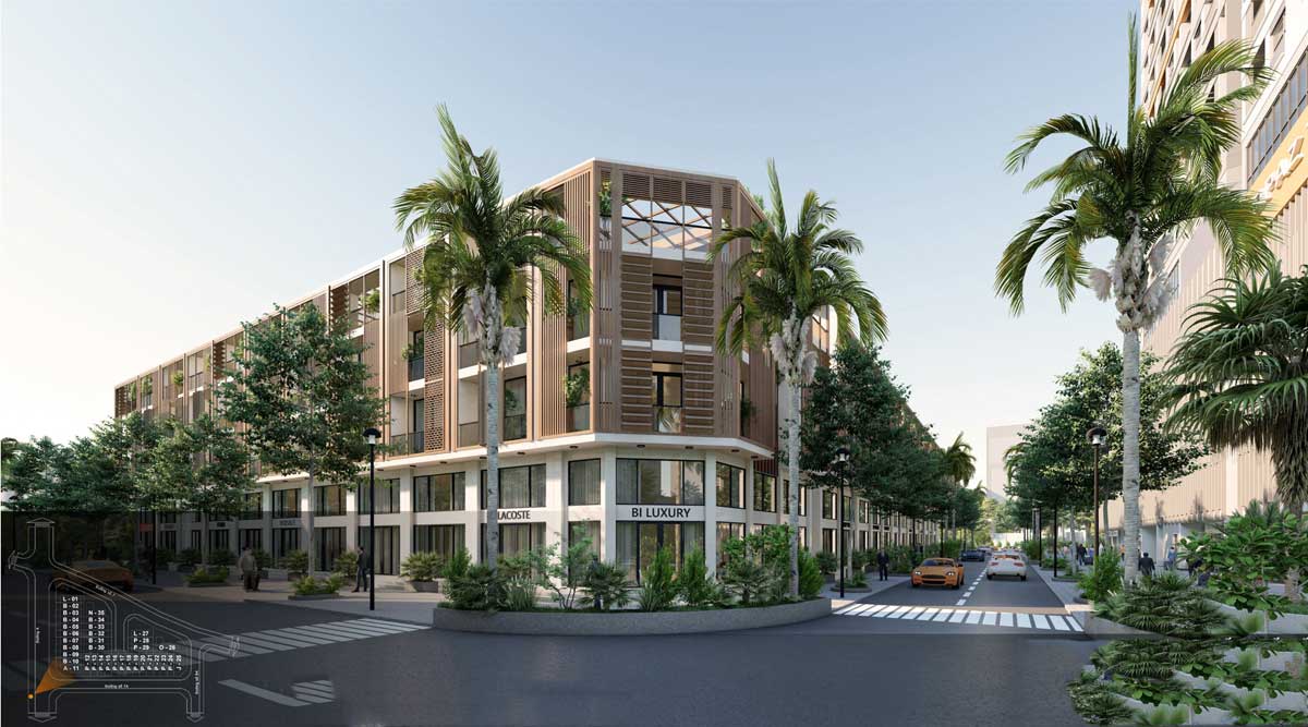 FIFA City Corner view of Sakura Garden FIFA City Binh Chanh - FIFA City
