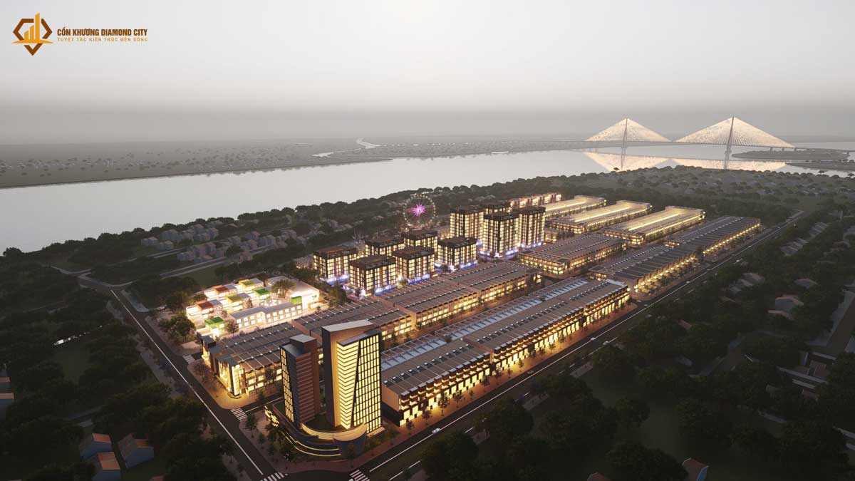 Panorama of Con Khuong Diamond City Urban Area