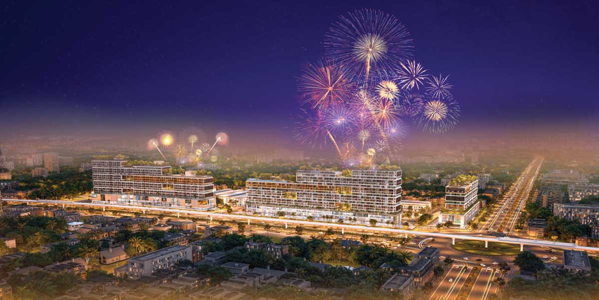 Perspective of Fiato City Apartment Project Nhon Trach Dong Nai Perspective of Fiato City Apartment Project Nhon Trach Dong Nai