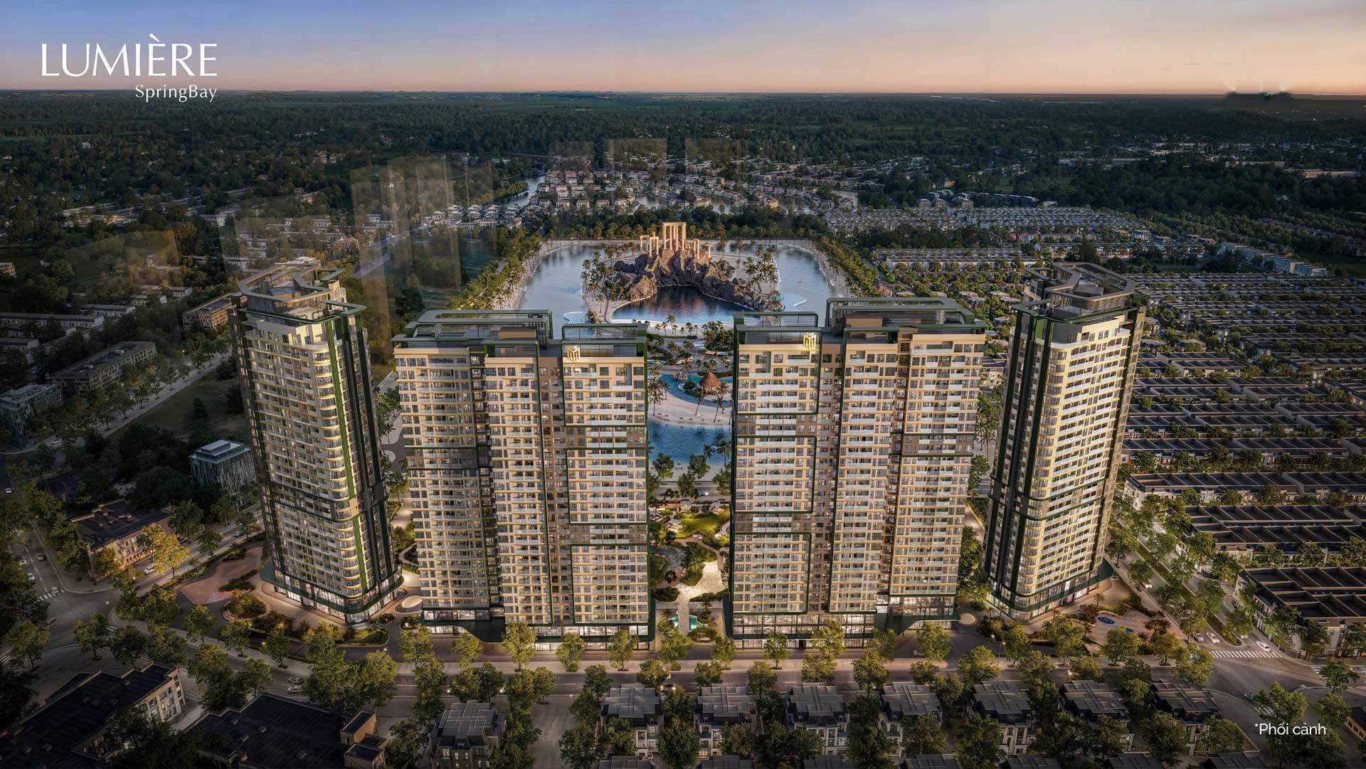 Overview of Lumiere Spring Bay Project