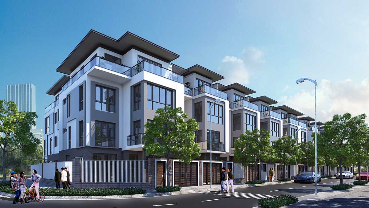 Perspective of Shophouse STC Long Thanh
