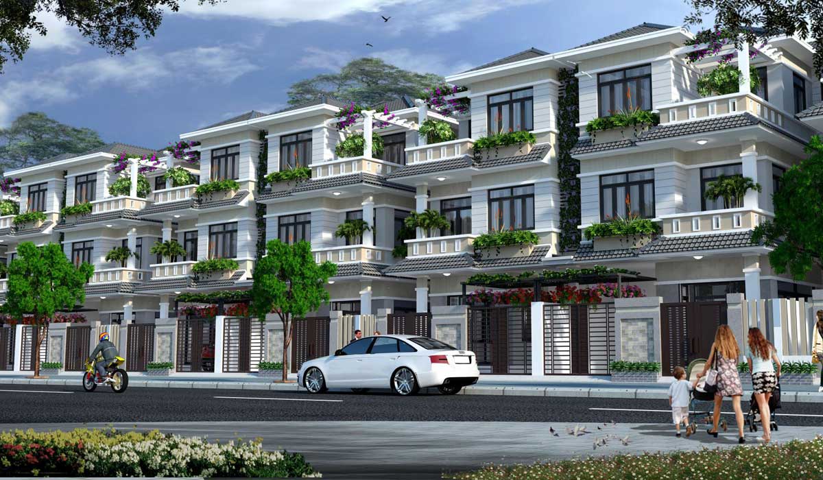 Perspective of STC Long Thanh Townhouse