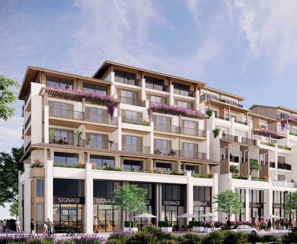 Perspective of Townhouse Sun Cosmo Residence Da Nang Perspective of Townhouse Sun Cosmo Residence Da Nang
