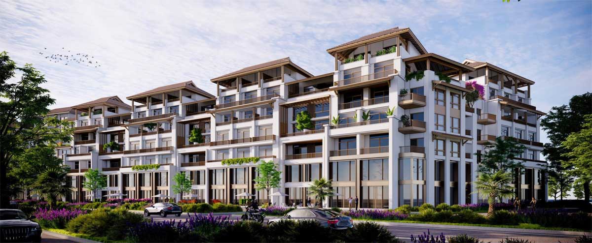 Perspective of Townhouse Sun Cosmo Residence Da Nang Perspective of Townhouse Sun Cosmo Residence Da Nang