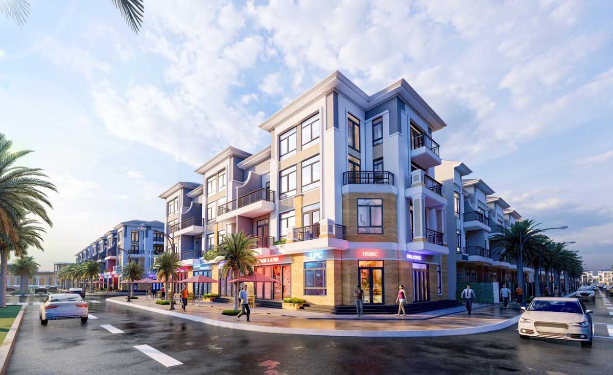Perspective of Vega City Townhouse Long Thanh Dong Nai