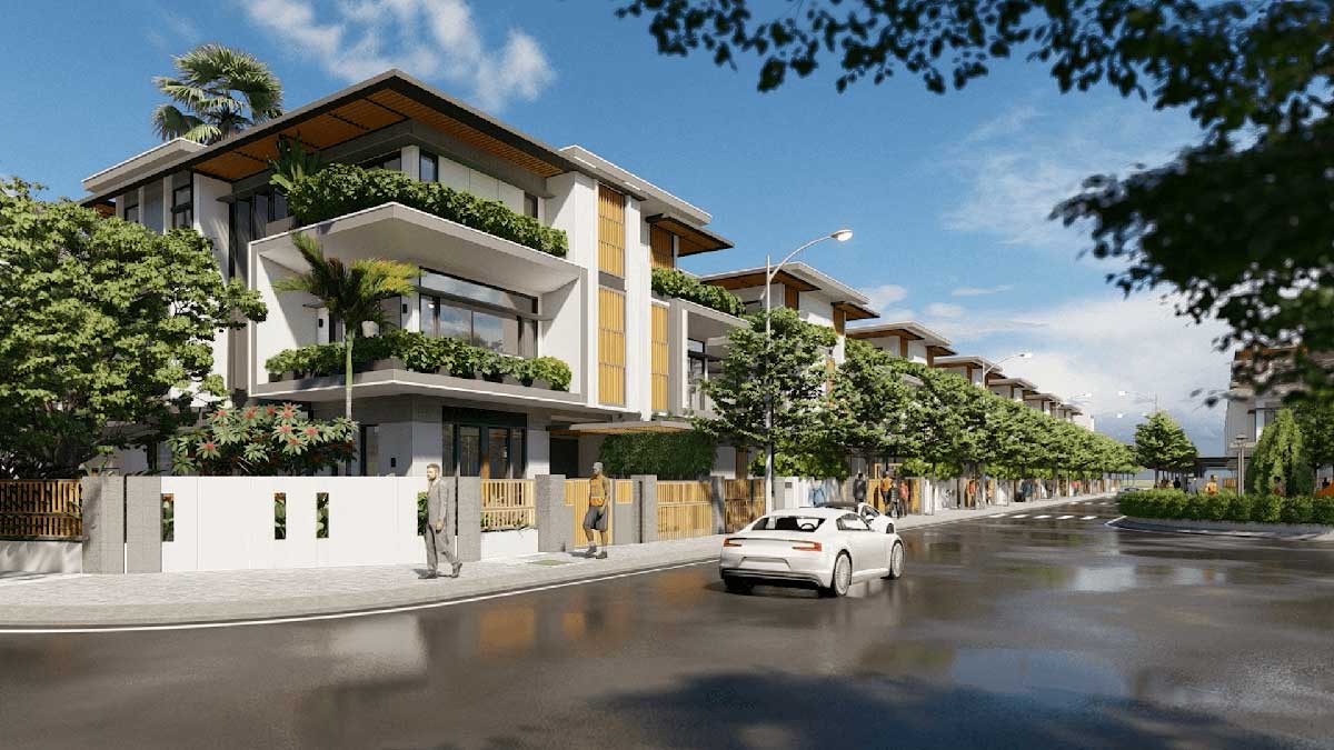 Perspective of STC Long Thanh Garden Townhouse