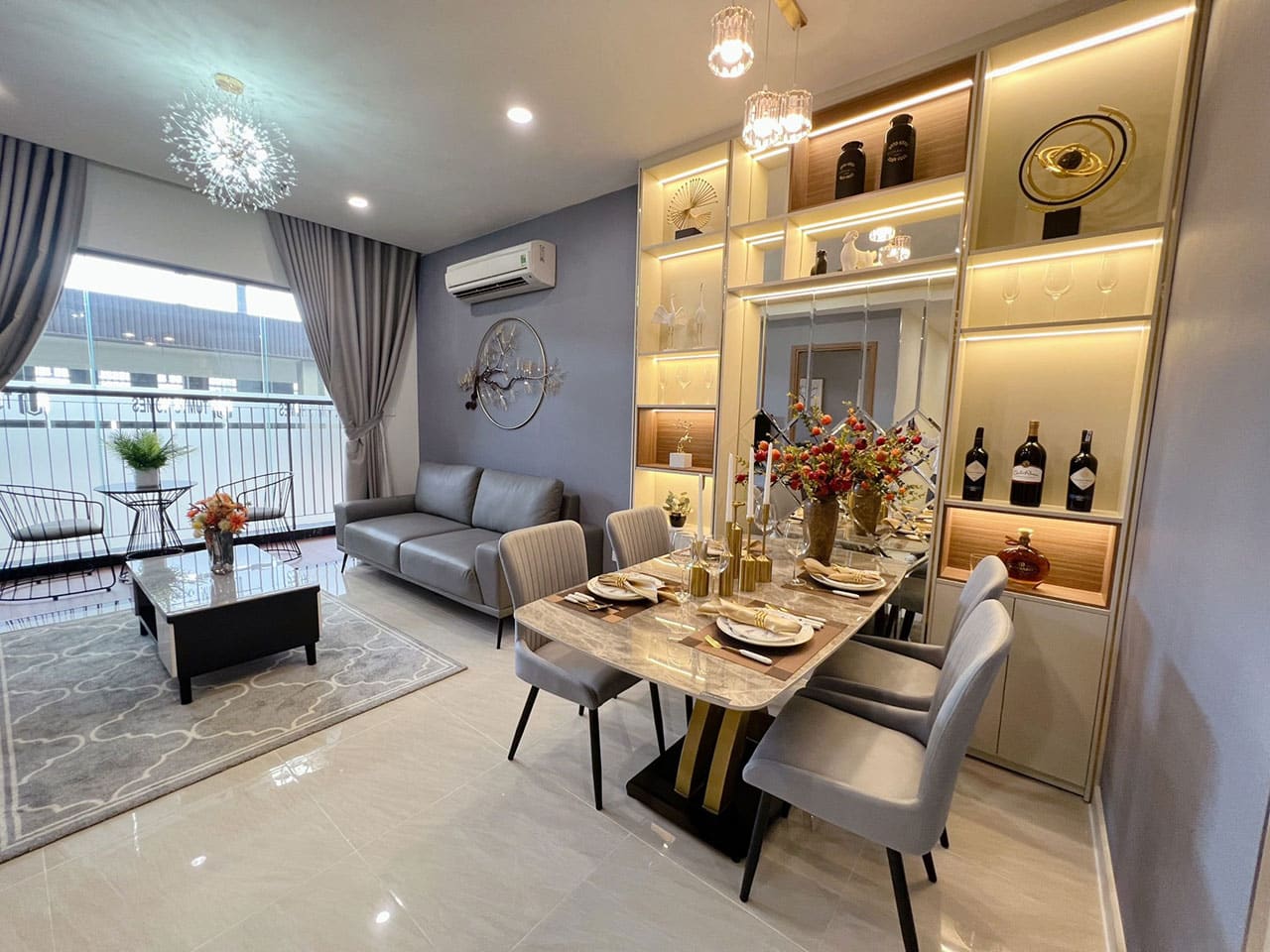 Living room of Mercury Palace Phu My Apartment Living room of Mercury Palace Phu My Apartment