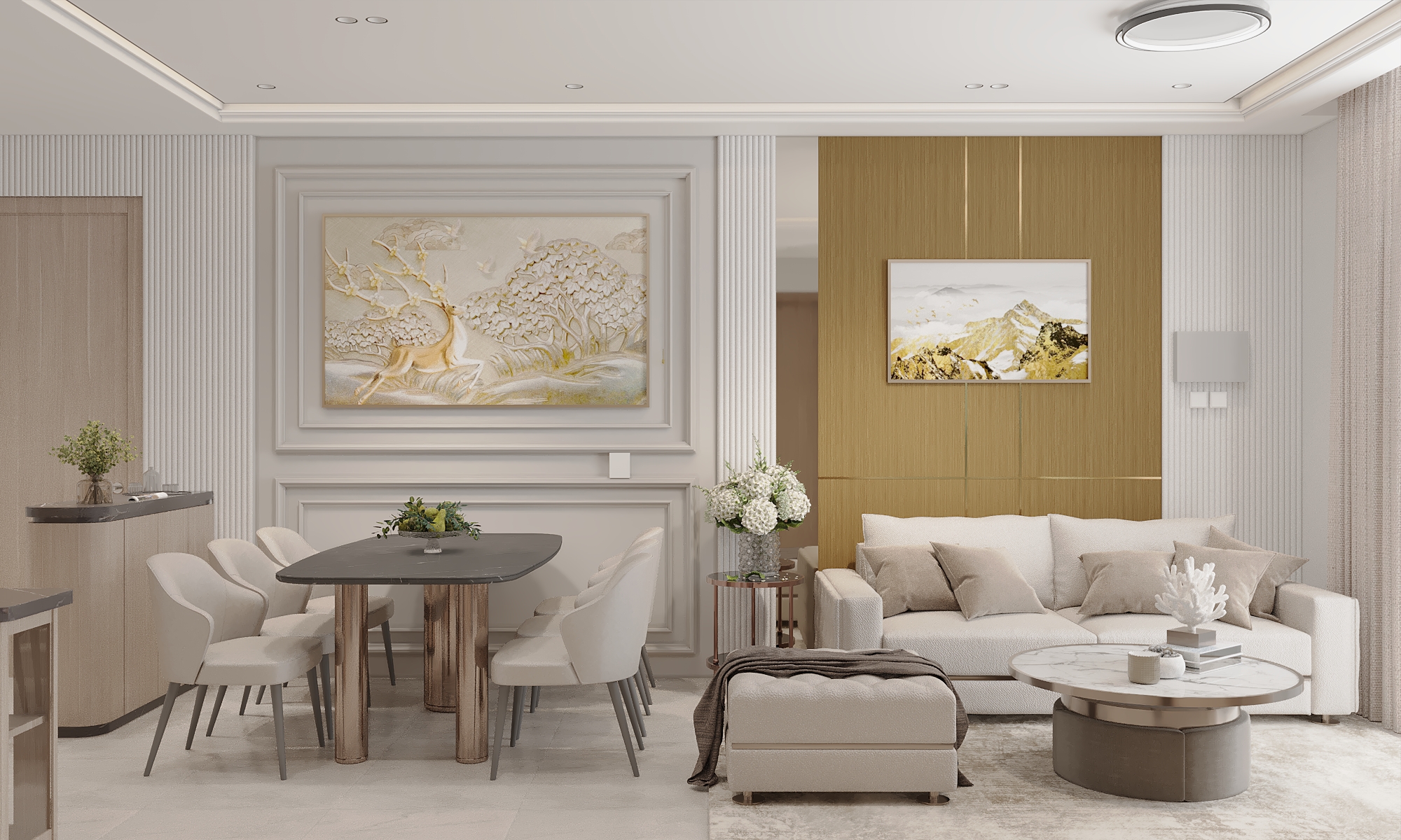 Green Melody Apartment Living Room Green Melody Apartment Living Room