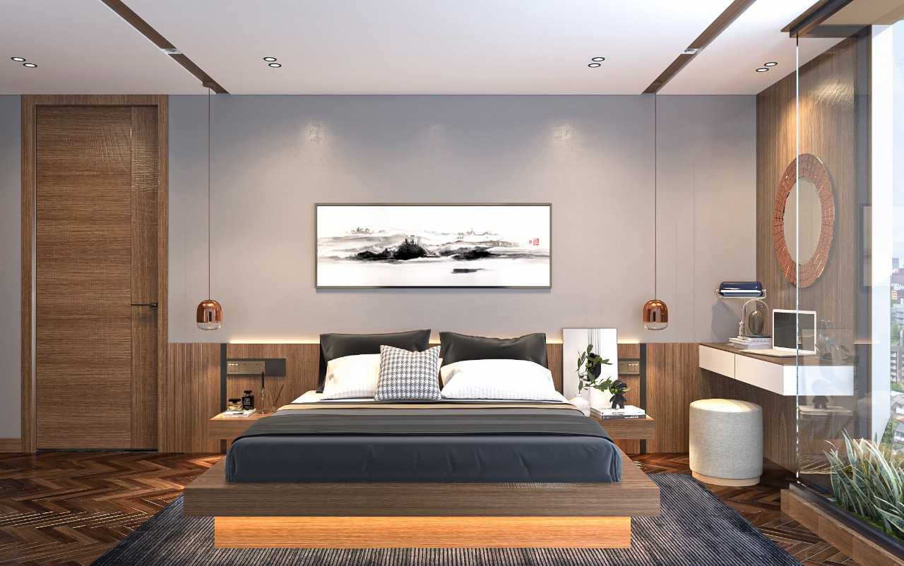 Small bedroom The Forest Gem Apartment Binh Thanh Small bedroom The Forest Gem Apartment Binh Thanh
