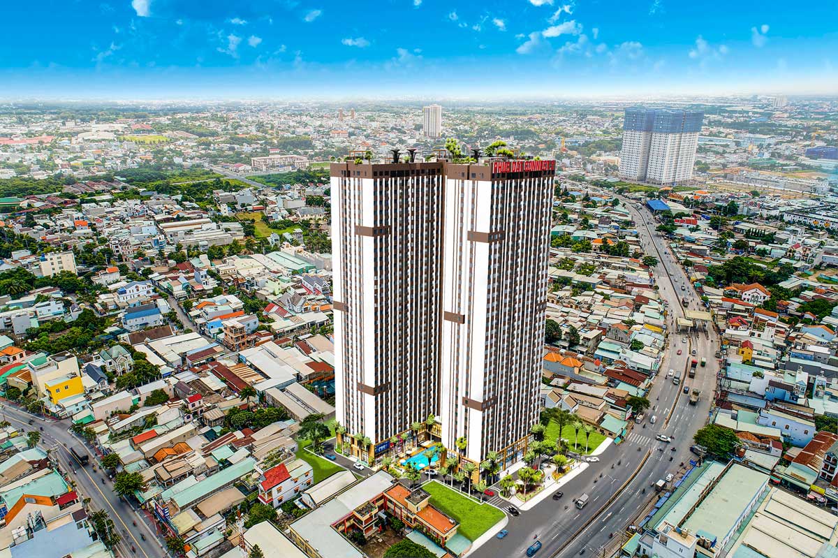 Perspective of Phuc Dat Connect 2 Apartment Project Di An Perspective of Phuc Dat Connect 2 Apartment Project Di An