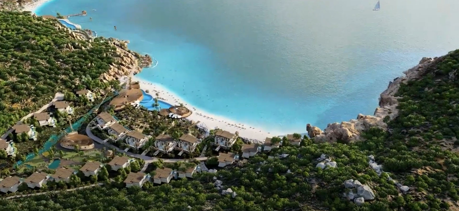 Perspective of Rocko Bay Resort Ninh Thuan Project Perspective of Rocko Bay Resort Ninh Thuan Project