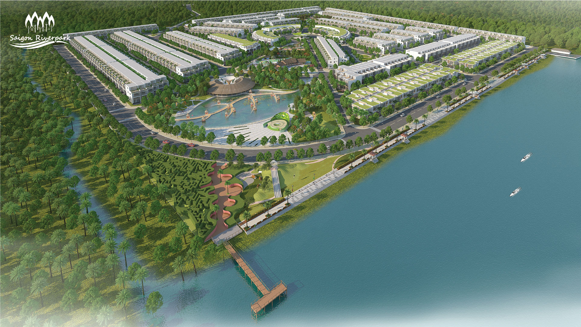 Perspective of Saigon Riverpark Long An Project