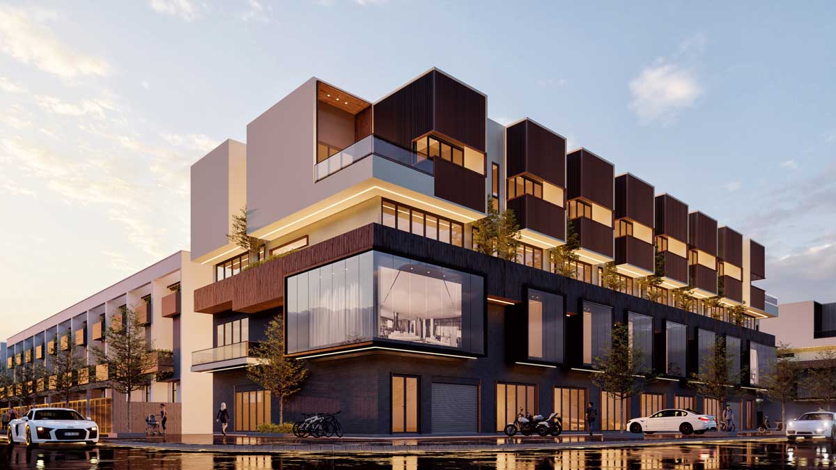 Shophouse Con Khuong Diamond City - Cồn Khương Diamond City