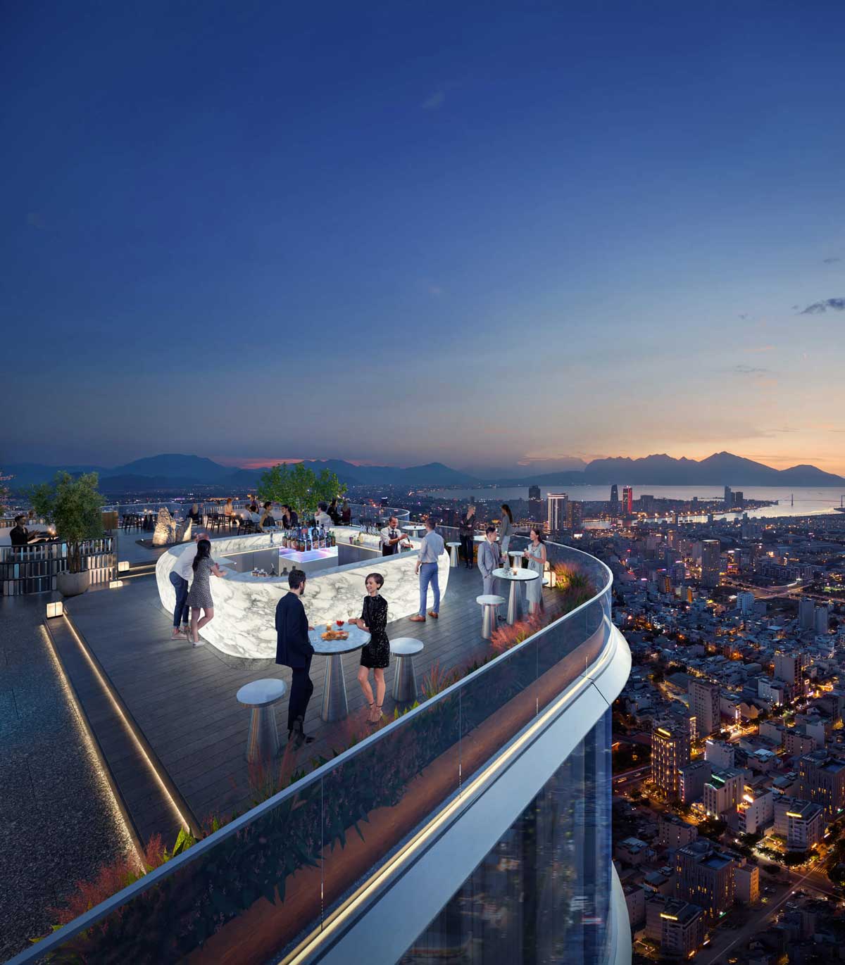 Tsukimidai Nobu Sky Bar Restaurant Danang