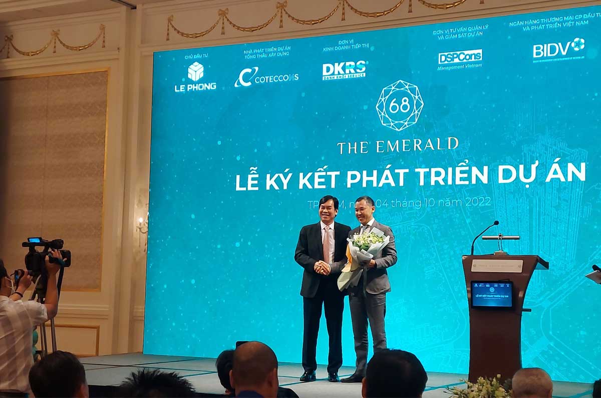 The Emerald 68 Le Phong meeting with Coteccons supply chain to develop security project at The Emerald 68 Binh Duong - The Emerald 68