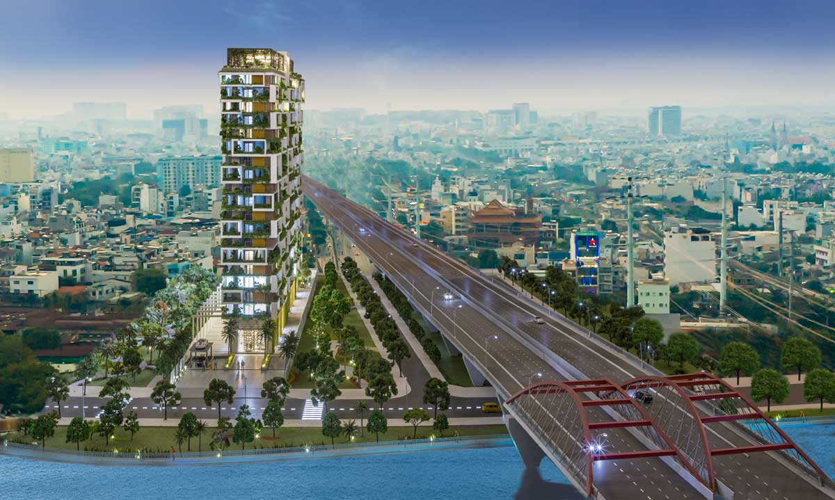 Perspective of The Forest Gem Apartment Project in Binh Thanh Perspective of The Forest Gem Apartment Project in Binh Thanh