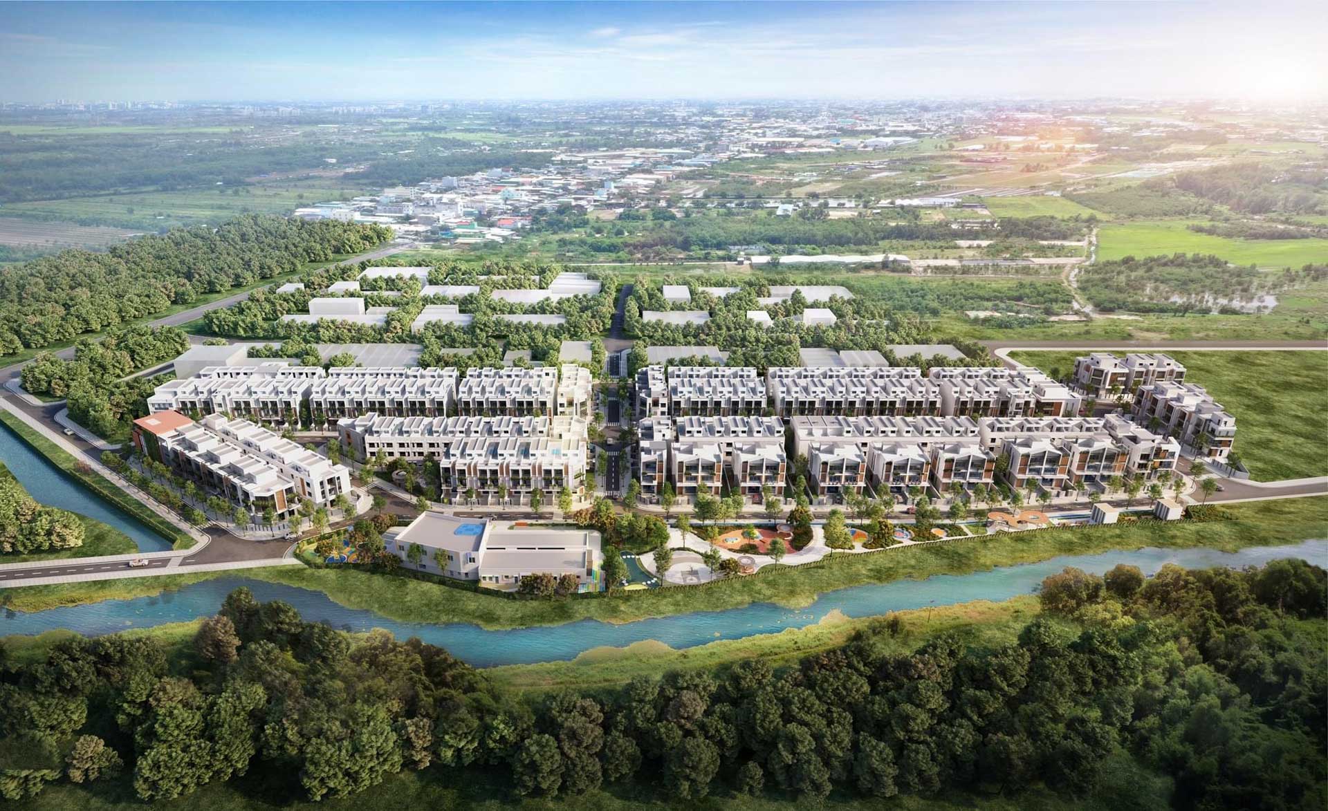 Perspective of The Meadow Binh Chanh Project