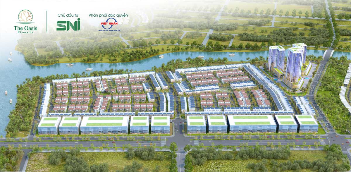 Perspective of The Oasis Riverside Ben Cat Binh Duong Project Perspective of The Oasis Riverside Ben Cat Binh Duong Project