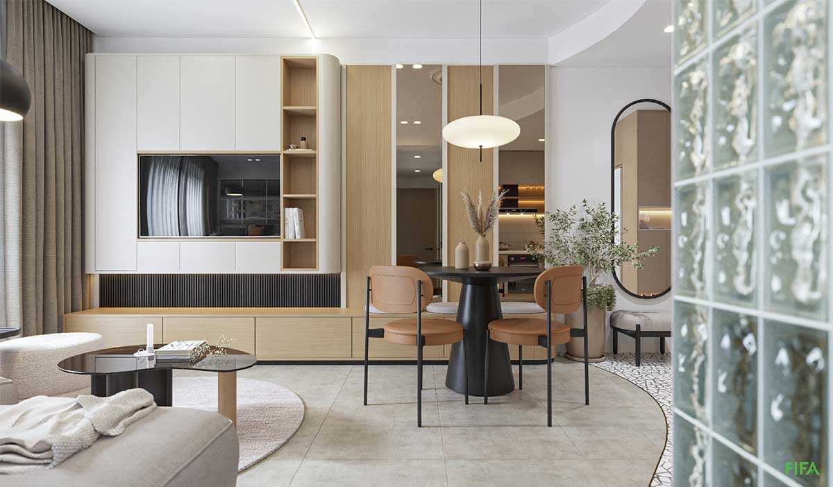 FIFA City Design of 2-bedroom apartment FiFa City - FIFA City