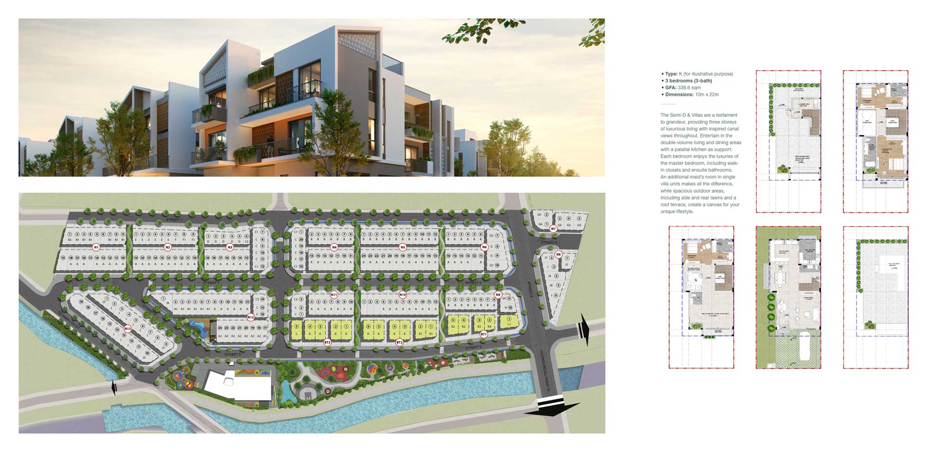 Design of Semi-Detached Villa The Meadow Binh Chanh