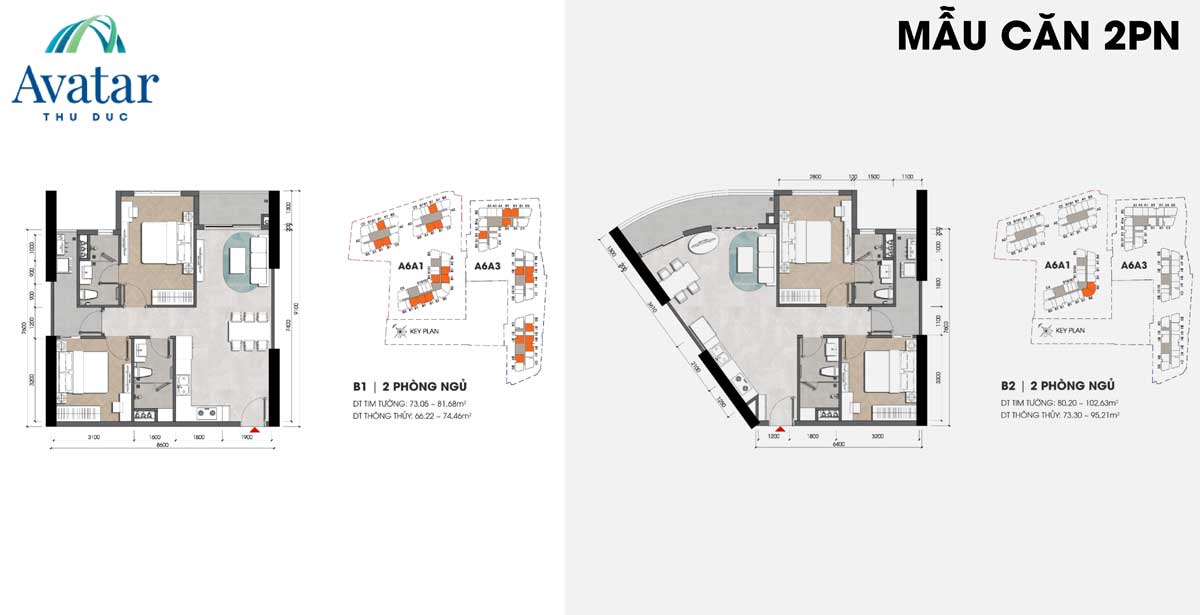 Design of Apartment A1-2PN Avatar Thu Duc Design of Apartment A1-2PN Avatar Thu Duc