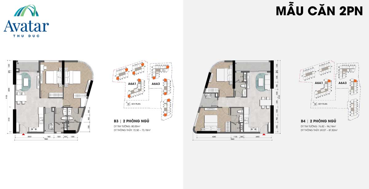 Design of Apartment B3-2PN Avatar Thu Duc Design of Apartment B3-2PN Avatar Thu Duc
