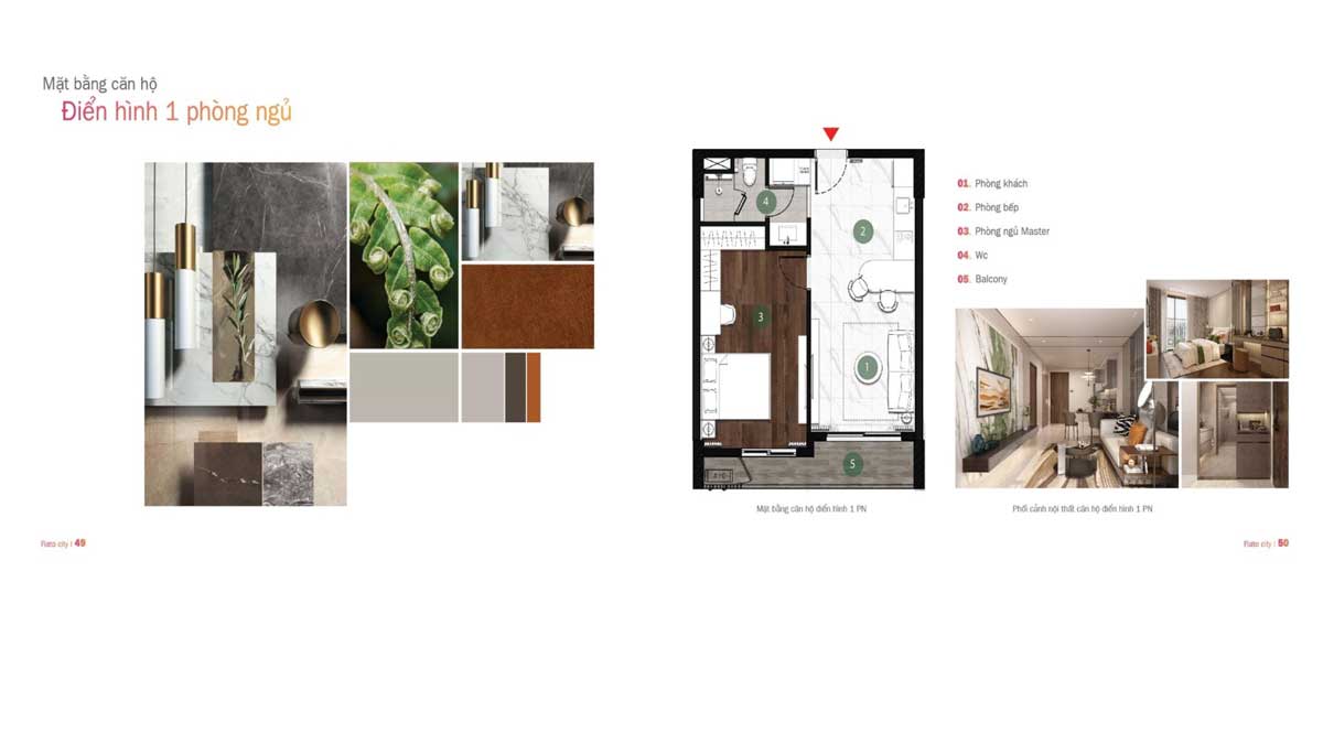 Fiato City Nhon Trach 1BR Apartment Design Fiato City Nhon Trach 1BR Apartment Design