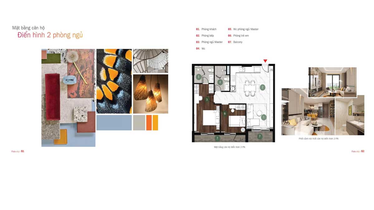 Fiato City Nhon Trach 2PN Apartment Design Fiato City Nhon Trach 2PN Apartment Design
