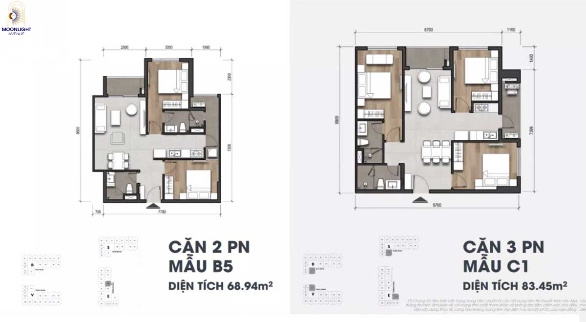 Design of 2-bedroom - 3-bedroom apartments at Avatar Thu Duc Apartment Design of 2-bedroom - 3-bedroom apartments at Avatar Thu Duc Apartment
