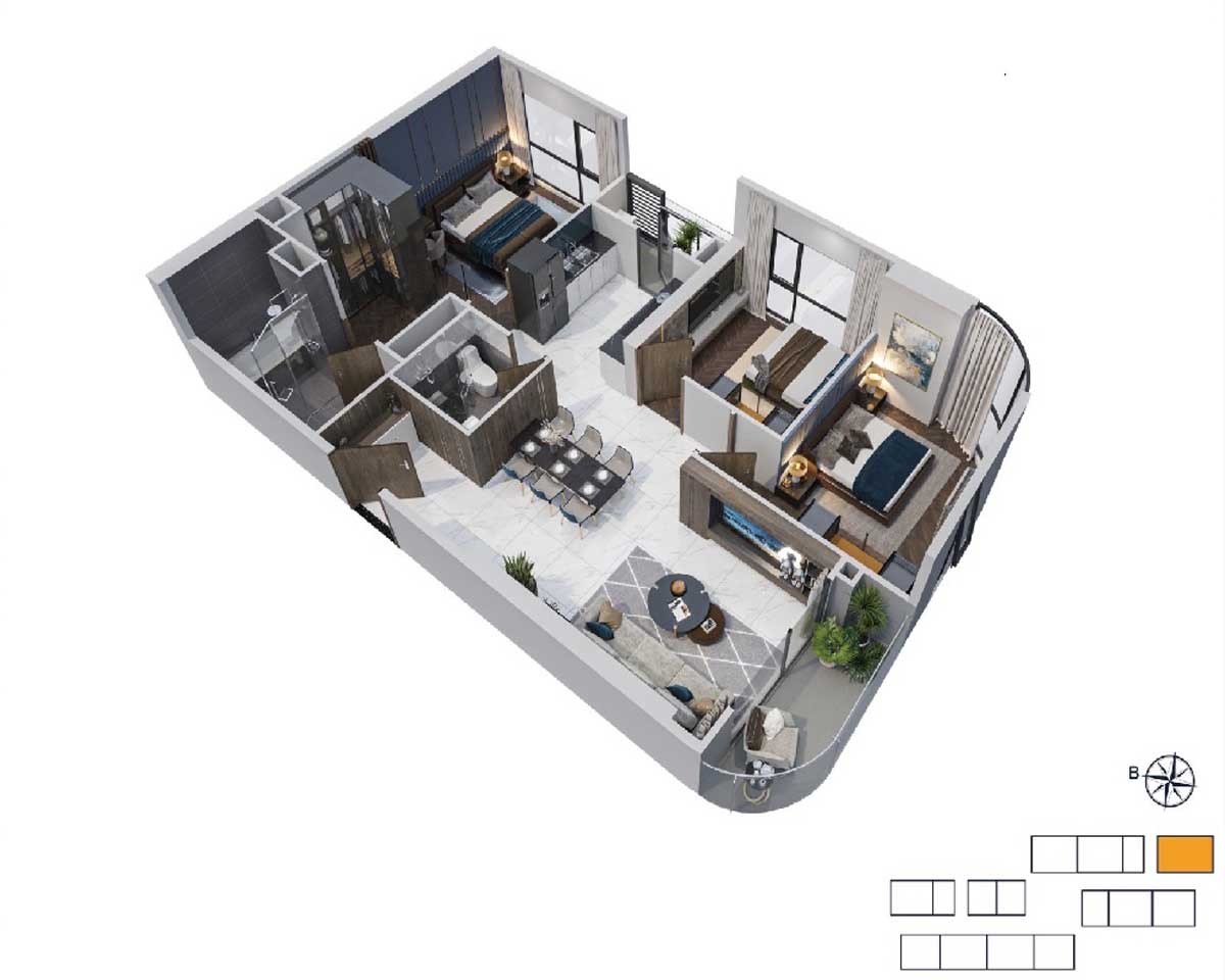 3BR Apartment Design Glory Heights Vinhomes Grand Park 3BR Apartment Design Glory Heights Vinhomes Grand Park