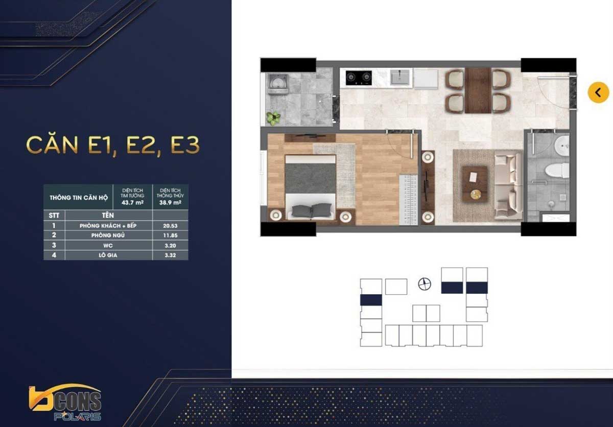 Apartment Design E1-E2-E3 Bcons Polaris Le Trong Tan Di An Binh Duong