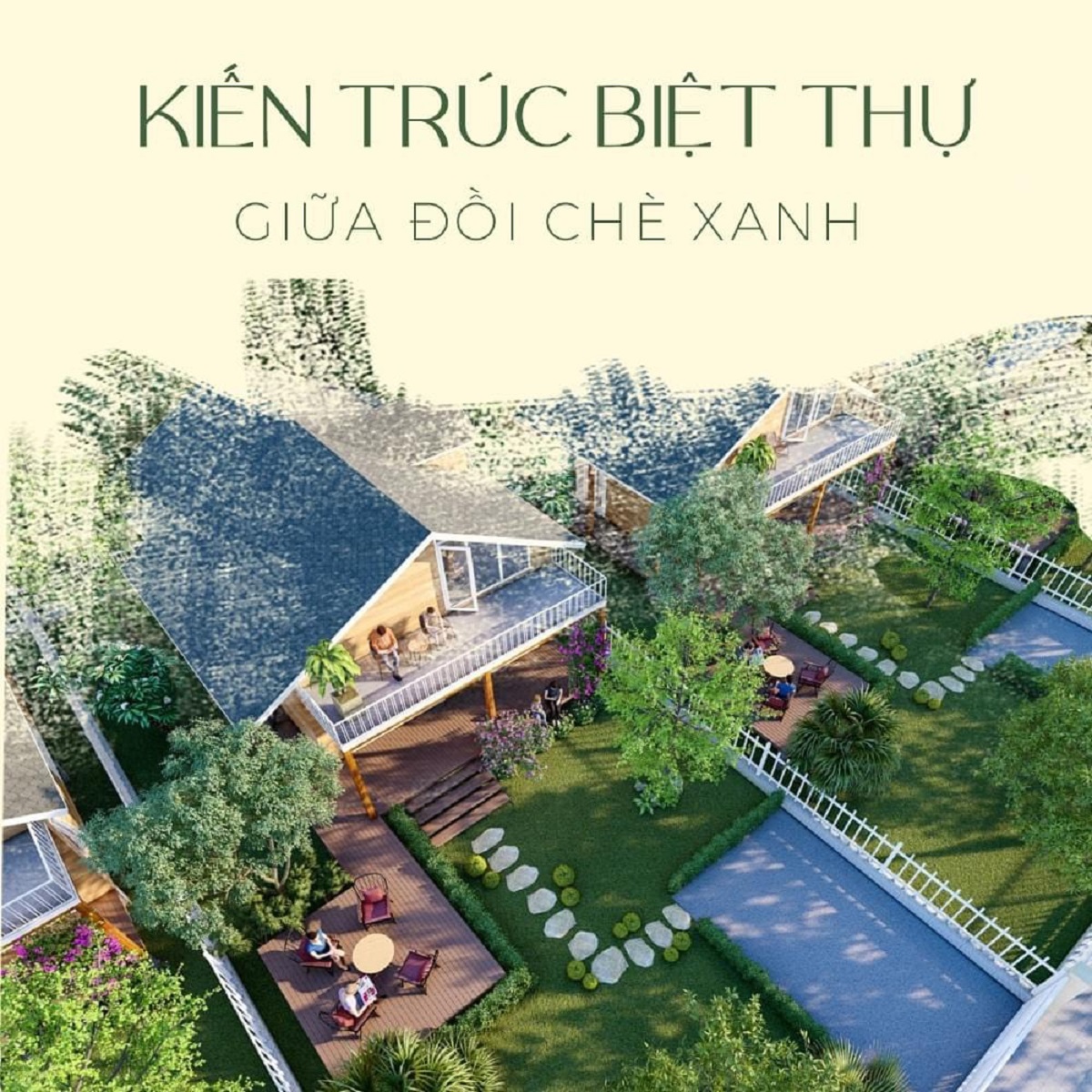 Architectural Design of The Ocha Bao Loc Villa Architectural Design of The Ocha Bao Loc Villa